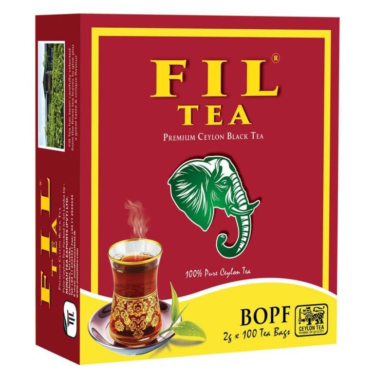 fil tea premium ceylon bopf black tea in 100 tea bag pack